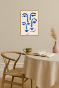 Poster mockup - Single poster in Nordic interior
