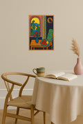Poster mockup - Single poster in Nordic interior