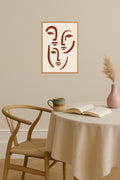 Poster mockup - Single poster in Nordic interior