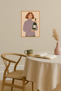 Poster mockup - Single poster in Nordic interior