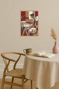 Poster mockup - Single poster in Nordic interior