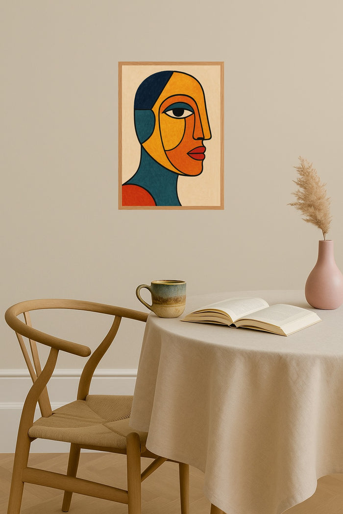 Poster mockup - Single poster in Nordic interior