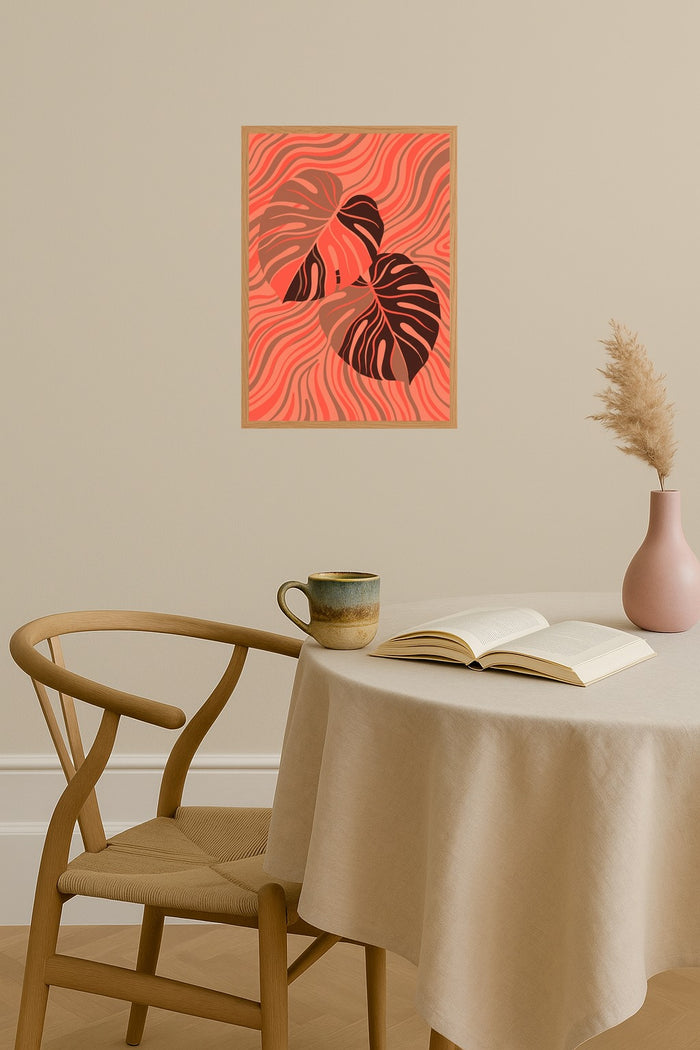 Poster mockup - Single poster in Nordic interior