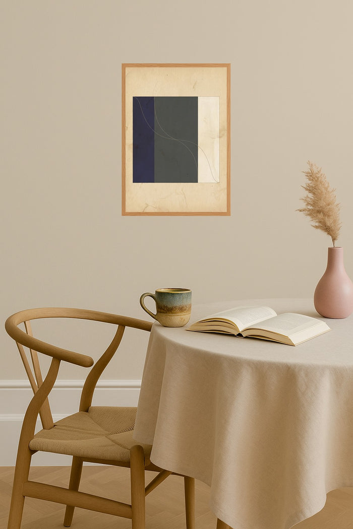 Poster mockup - Single poster in Nordic interior