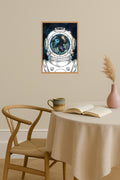 Poster mockup - Single poster in Nordic interior