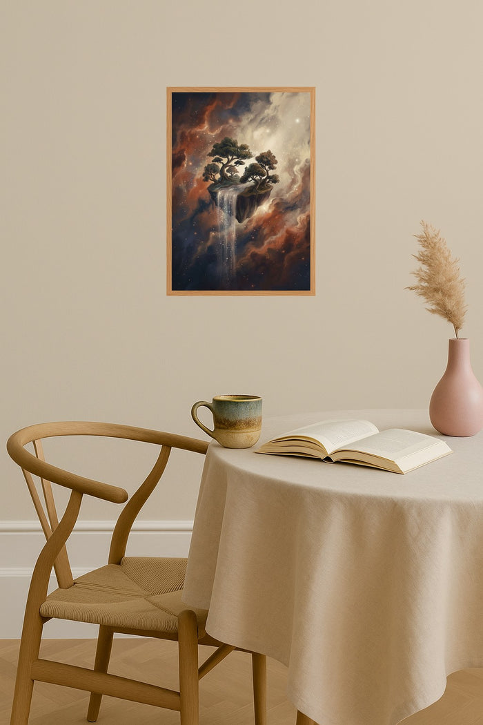 Poster mockup - Single poster in Nordic interior