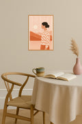 Poster mockup - Single poster in Nordic interior