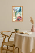 Poster mockup - Single poster in Nordic interior