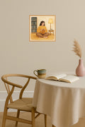 Poster mockup - Single poster in Nordic interior