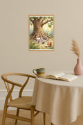 Poster mockup - Single poster in Nordic interior