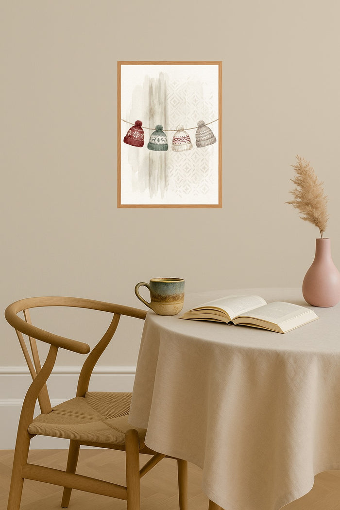 Poster mockup - Single poster in Nordic interior