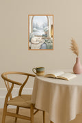 Poster mockup - Single poster in Nordic interior