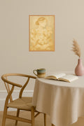 Poster mockup - Single poster in Nordic interior