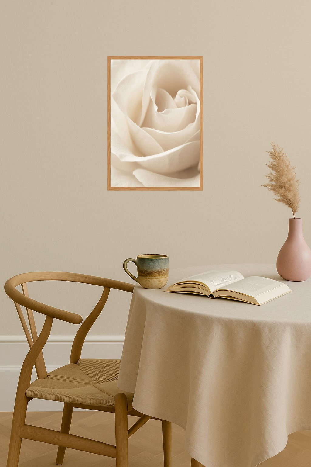 Poster mockup - Single poster in Nordic interior