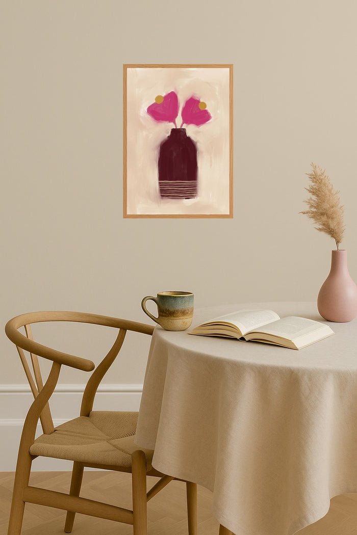 Poster mockup - Single poster in Nordic interior