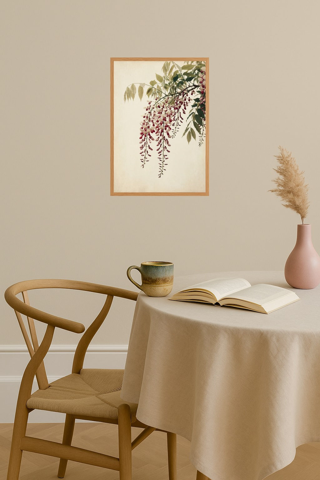 Poster mockup - Single poster in Nordic interior