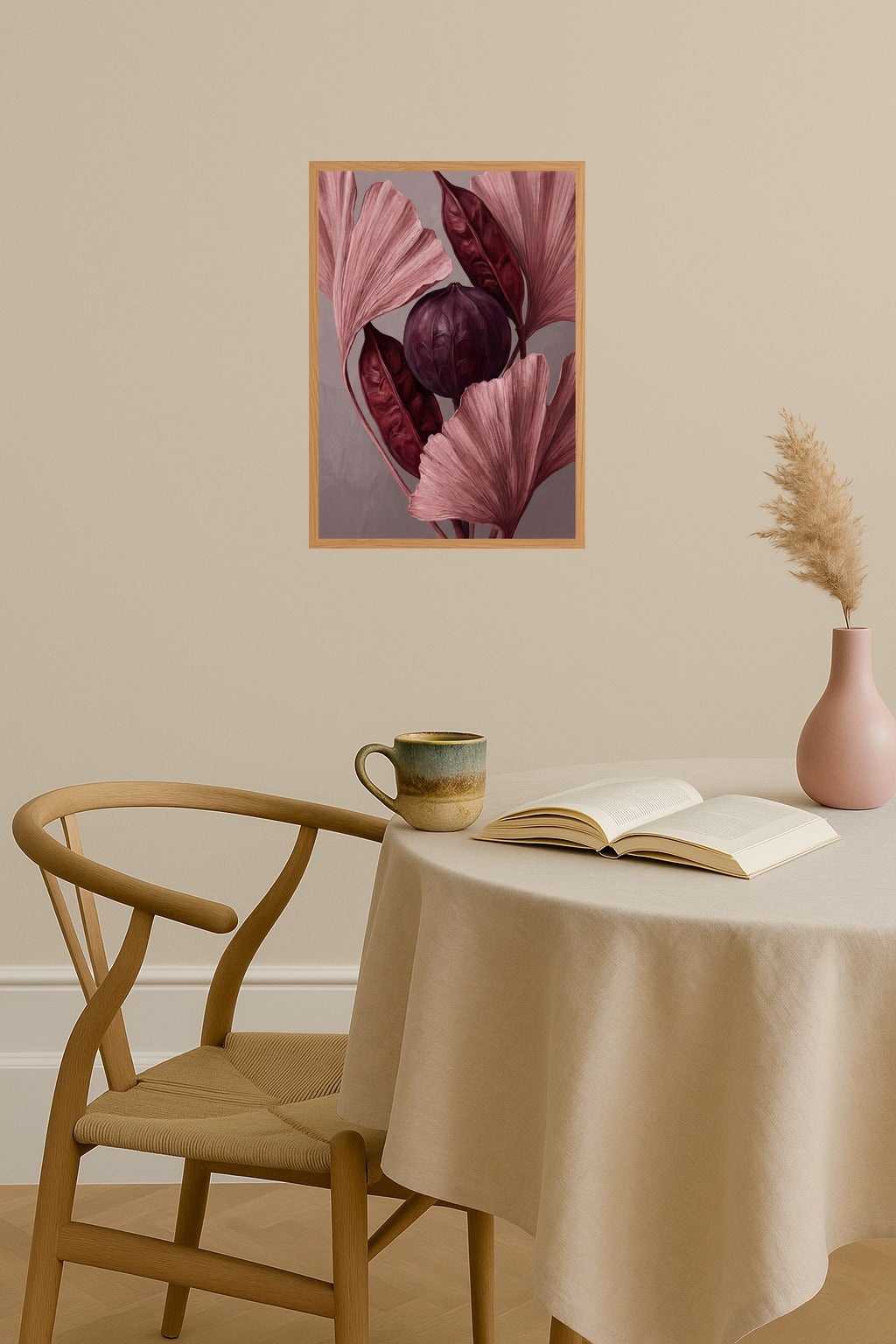 Poster mockup - Single poster in Nordic interior