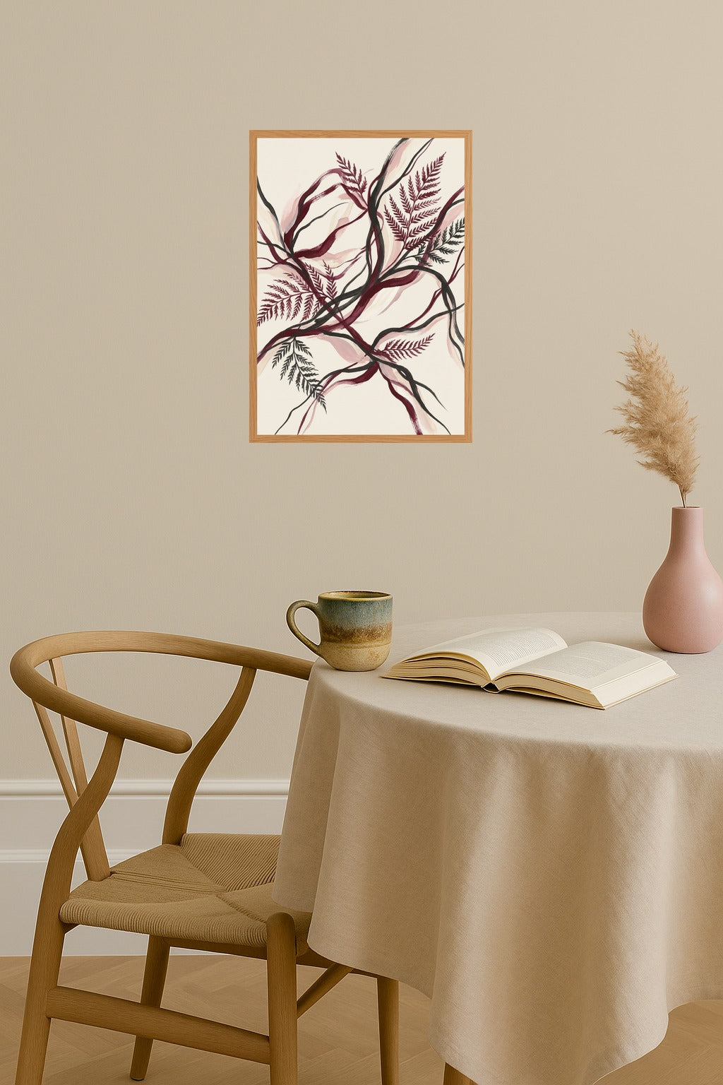 Poster mockup - Single poster in Nordic interior