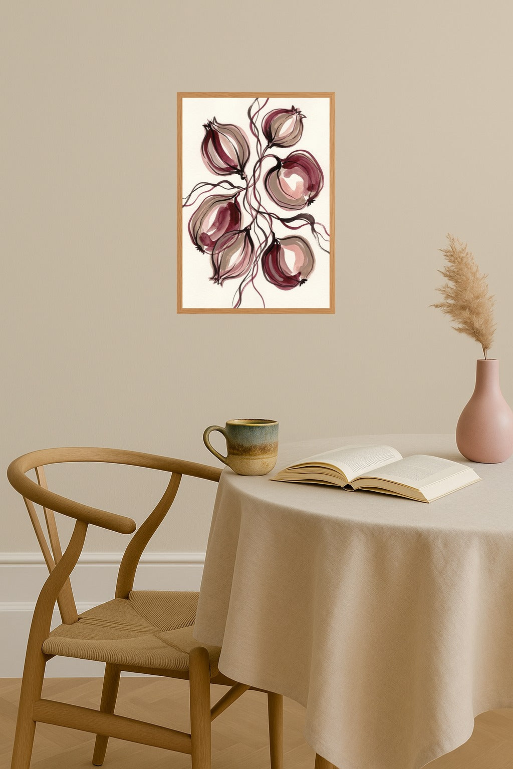 Poster mockup - Single poster in Nordic interior