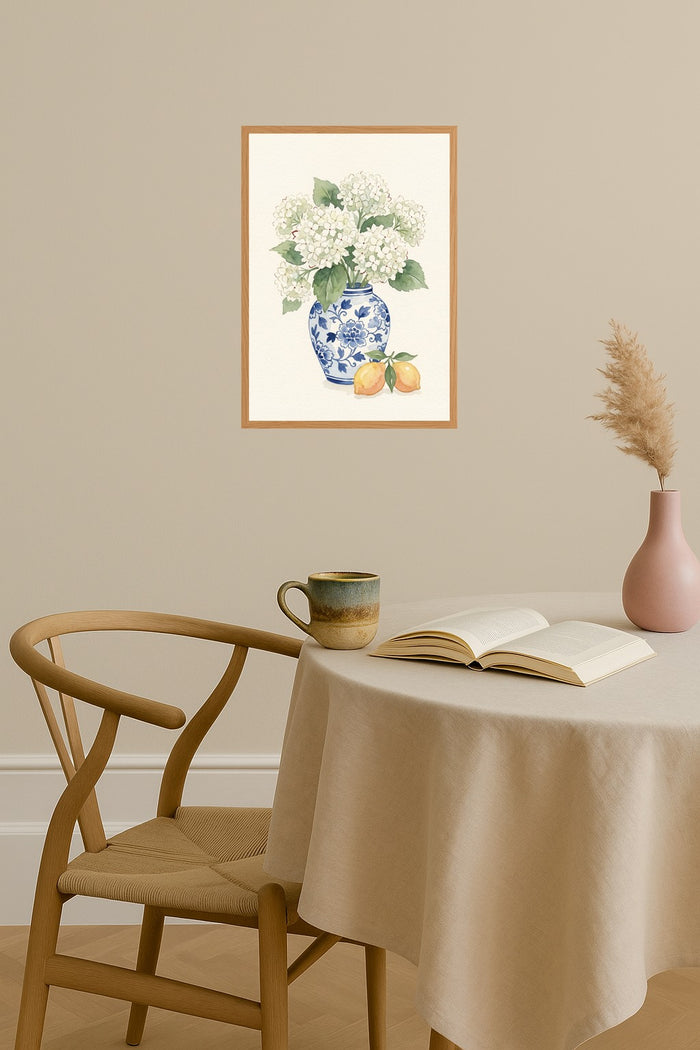 Poster mockup - Single poster in Nordic interior