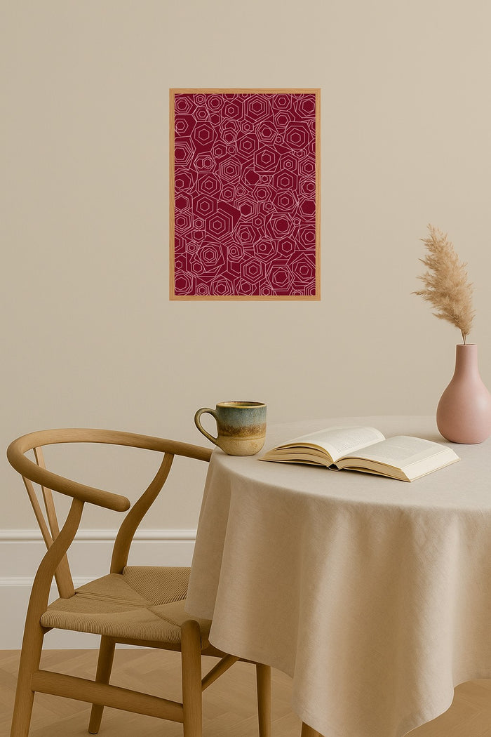 Poster mockup - Single poster in Nordic interior
