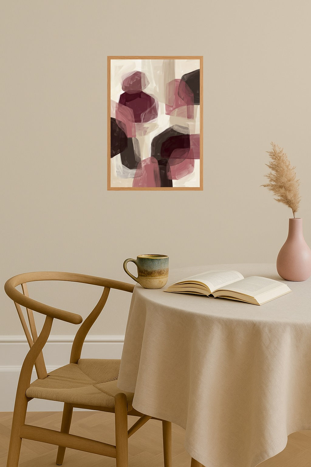 Poster mockup - Single poster in Nordic interior