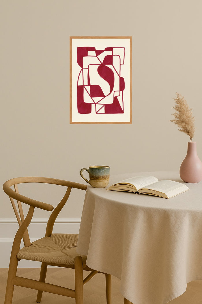 Poster mockup - Single poster in Nordic interior