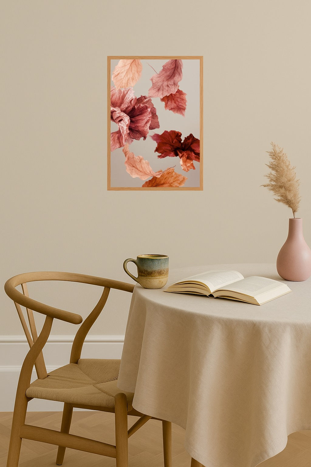 Poster mockup - Single poster in Nordic interior