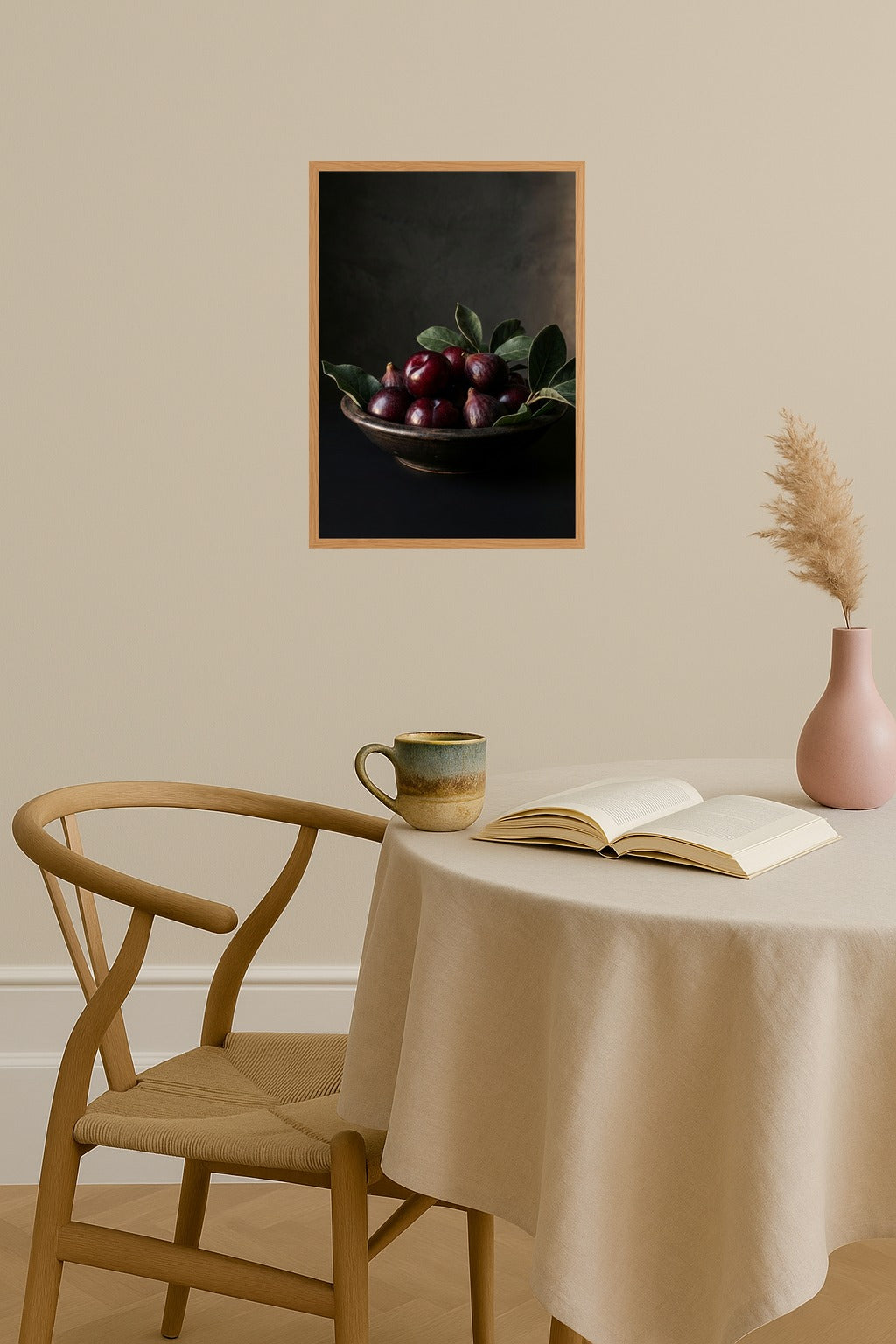 Poster mockup - Single poster in Nordic interior