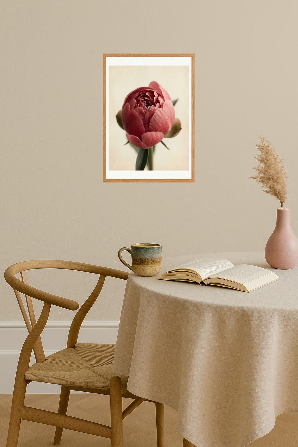 Poster mockup - Single poster in Nordic interior