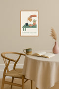 Poster mockup - Single poster in Nordic interior