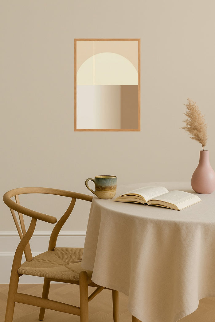 Poster mockup - Single poster in Nordic interior