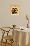 Poster mockup - Single poster in Nordic interior
