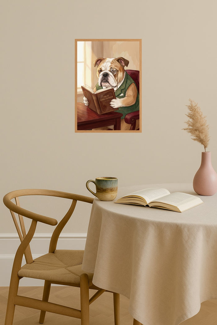 Poster mockup - Single poster in Nordic interior