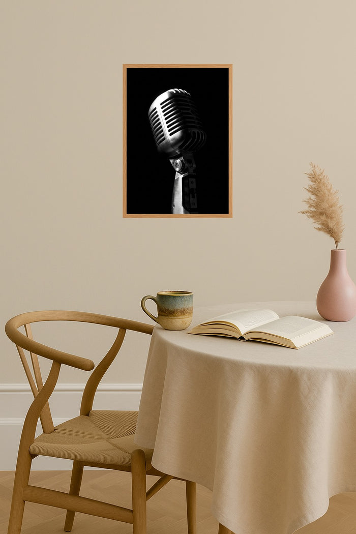 Poster mockup - Single poster in Nordic interior