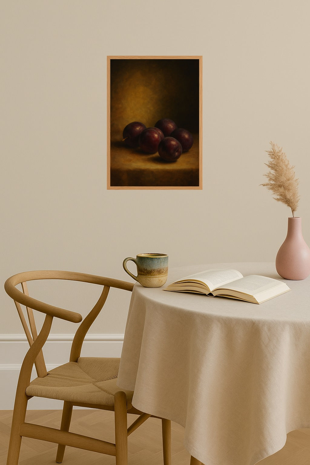 Poster mockup - Single poster in Nordic interior