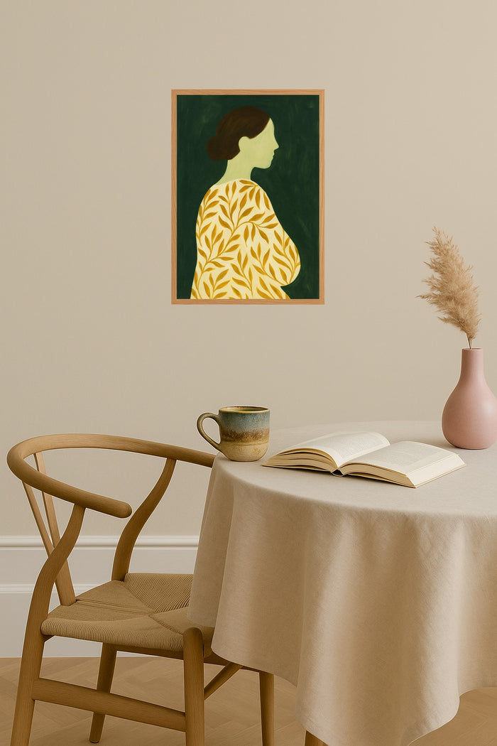 Poster mockup - Single poster in Nordic interior