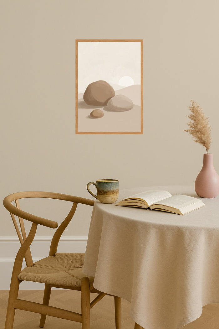 Poster mockup - Single poster in Nordic interior