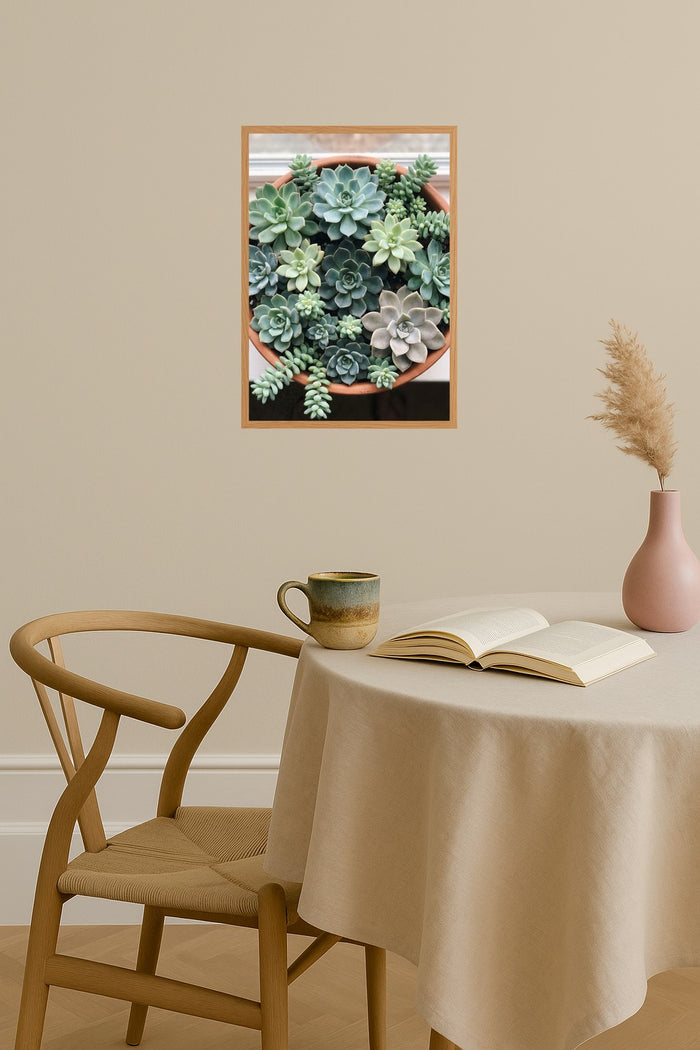 Poster mockup - Single poster in Nordic interior