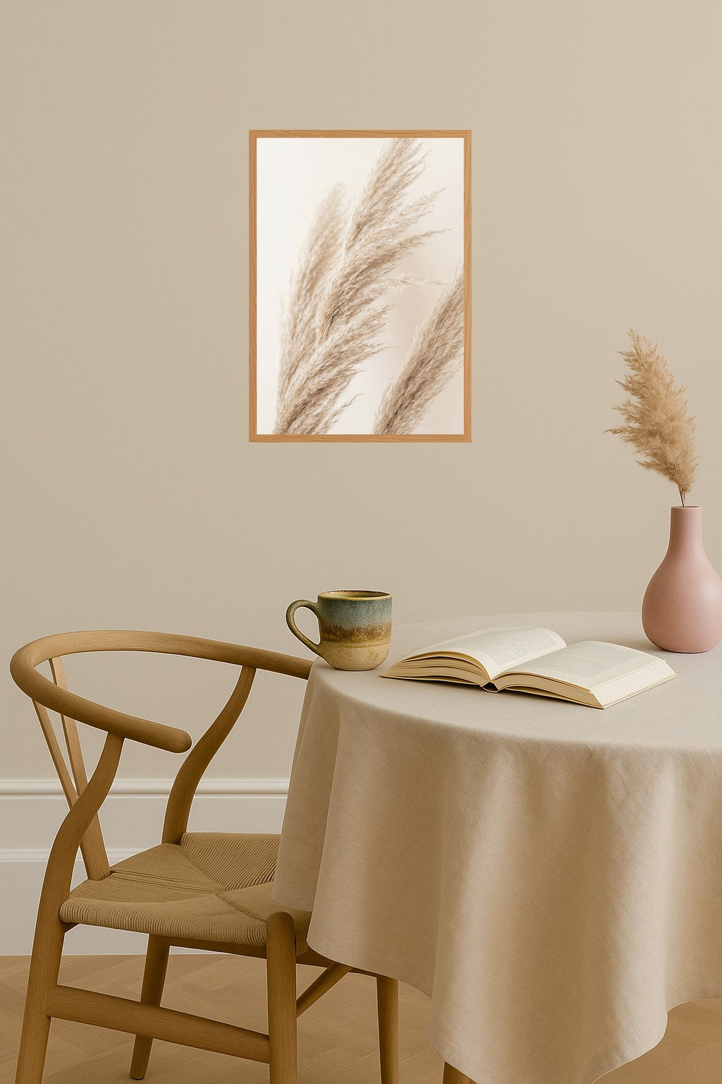 Poster mockup - Single poster in Nordic interior