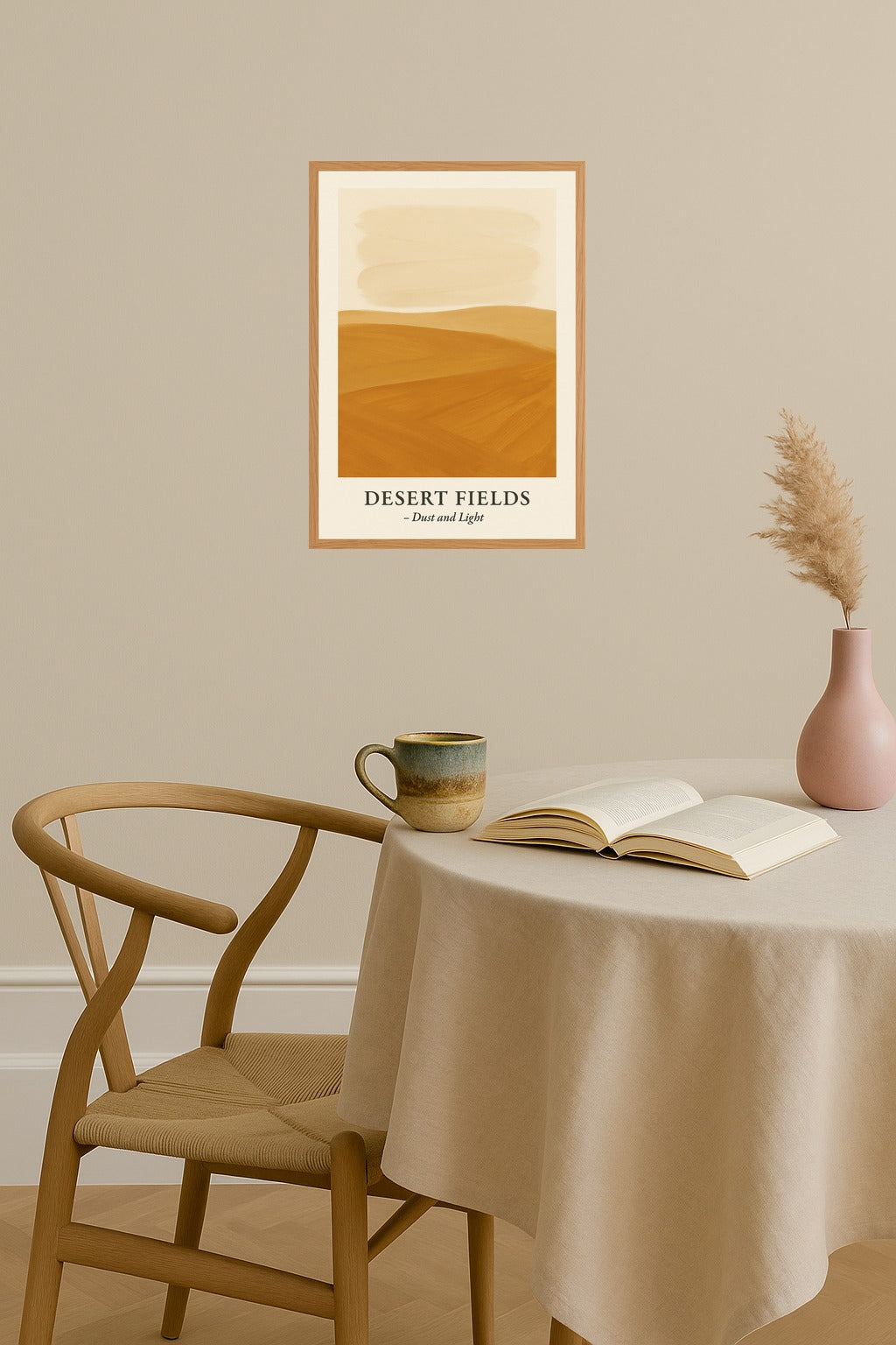 Poster mockup - Single poster in Nordic interior