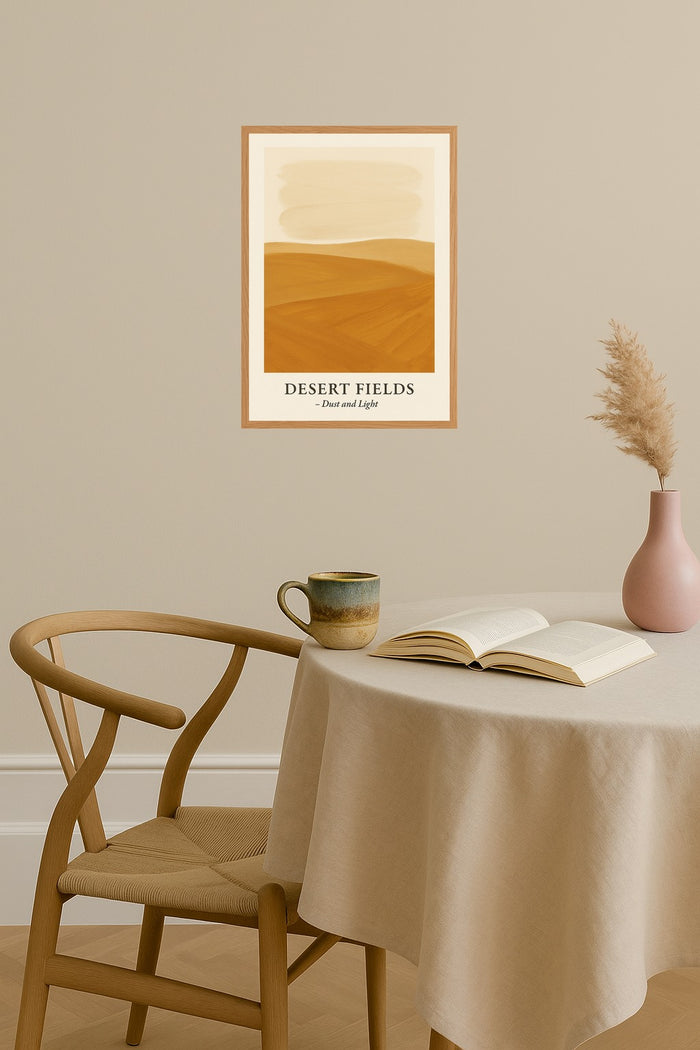 Poster mockup - Single poster in Nordic interior