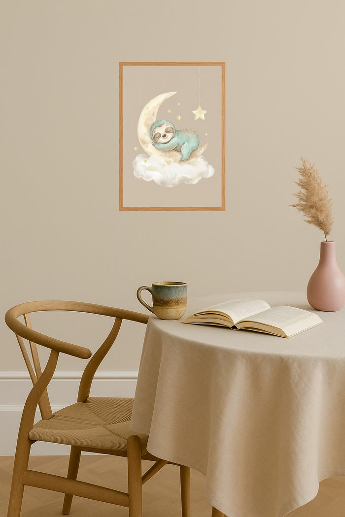 Poster mockup - Single poster in Nordic interior