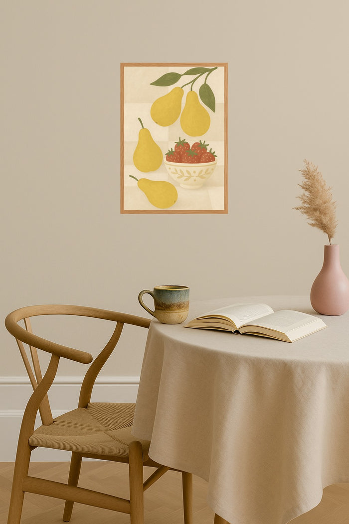Poster mockup - Single poster in Nordic interior