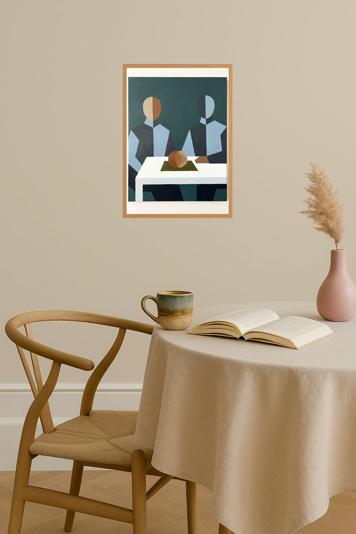 Poster mockup - Single poster in Nordic interior