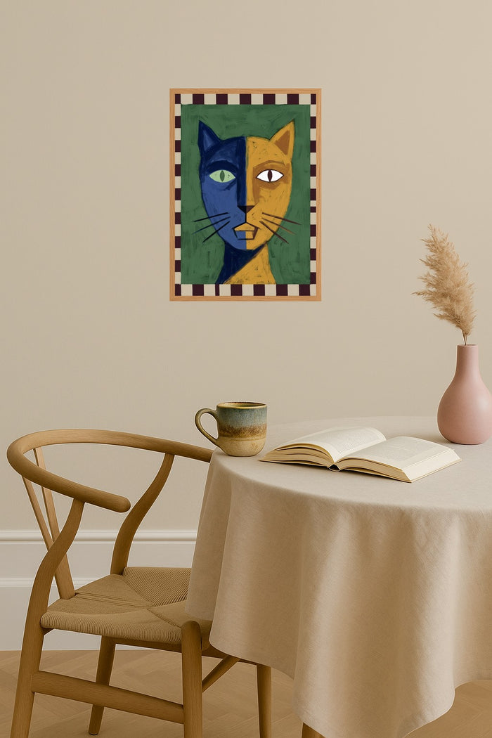 Poster mockup - Single poster in Nordic interior