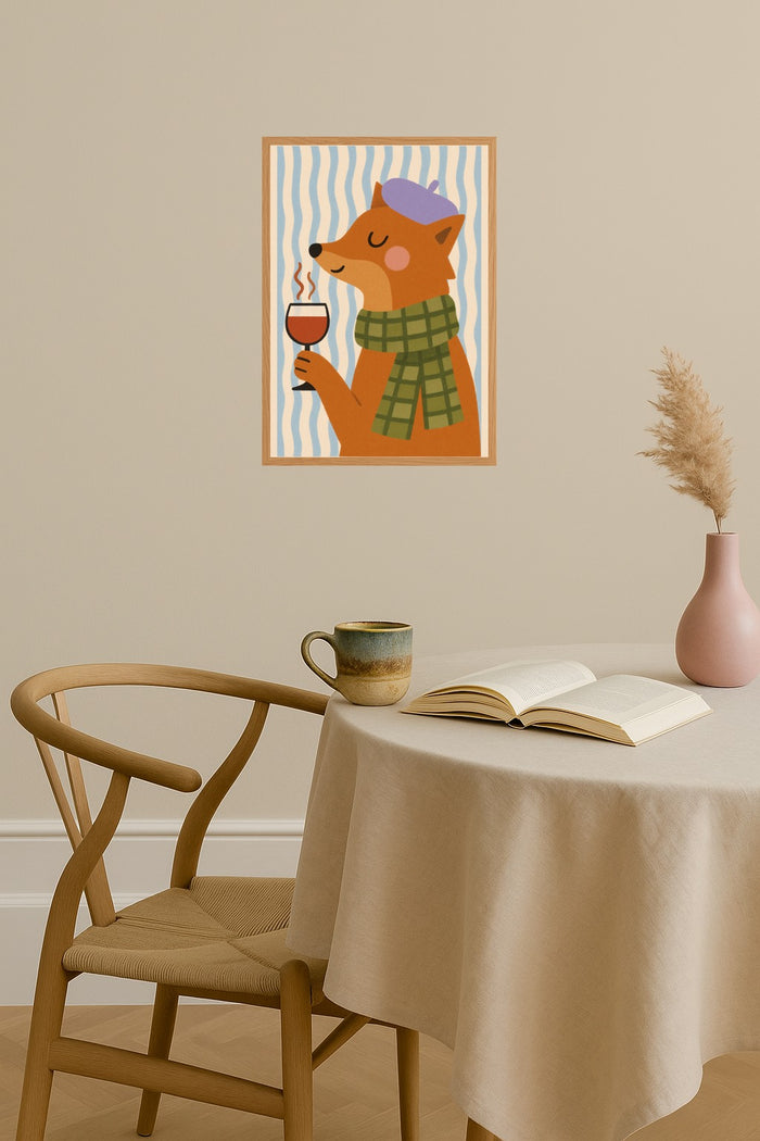 Poster mockup - Single poster in Nordic interior
