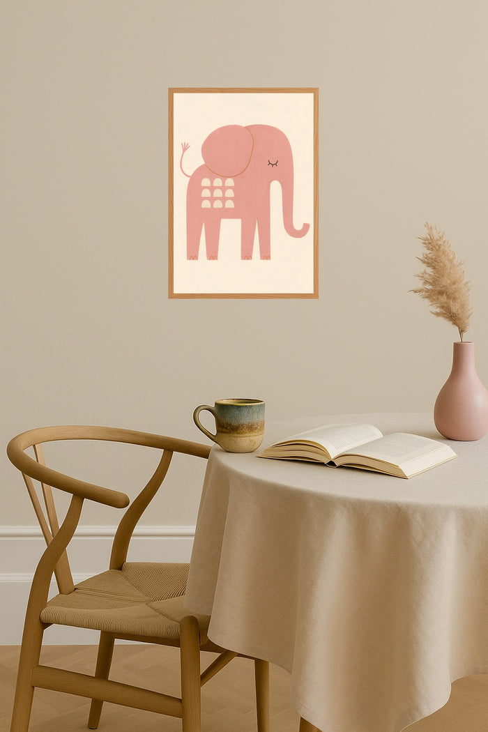 Poster mockup - Single poster in Nordic interior