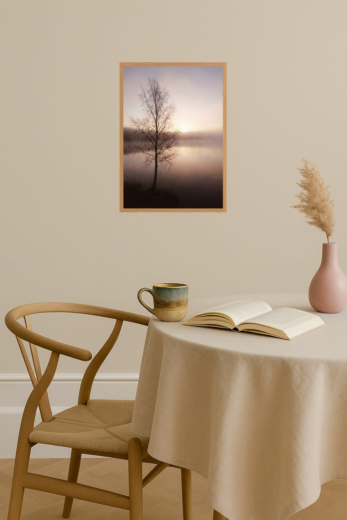 Poster mockup - Single poster in Nordic interior