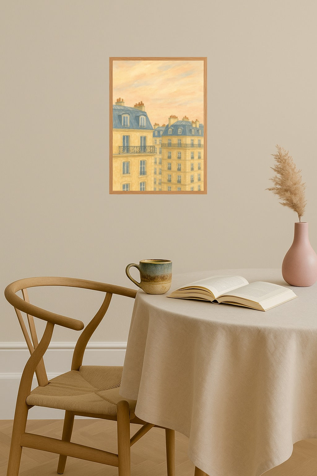 Poster mockup - Single poster in Nordic interior